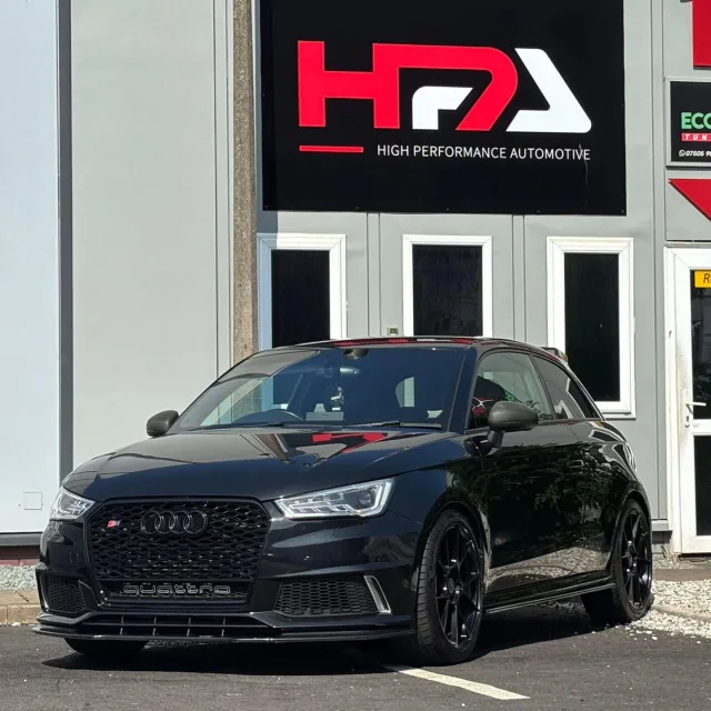 @highperformanceautomotive

We're excited to offer this fantastic example of the Audi S1 – a true performance hatchback with Quattro all-wheel drive and unmistakable S styling, Revo stage 2, airtec intercooler, eibach lowering springs, eventuri intake, remus cat back system, pb 6 pot front brake upgrade, sachs performance clutch, revo charge pipe kit and much more, we have around 6k receipts for upgrades.

Inside, you'll find S-embossed front sports seats, perforated leather multifunction steering wheel, and Audi Drive Select, giving you full control of how the car feels on the road. The Bi-Xenon headlights, LED rear lights, and LED interior lighting pack add a premium touch.

This car also benefits from:

Quattro All-Wheel Drive

S Sport Suspension with Adjustable Dampers

DAB Digital Radio & Bluetooth Interface

Electronic Climate Control

Heated Door Mirrors & Washer Jets

Split-Folding Rear Seats (4-seat option)

6-Speaker Sound System

Cruise Control

The vehicle will come with a 6 month parts and labour inclusive warranty with the option to extend, please feel free to enquire about our extended warranty options, we are able to offer 12, 24 and 36 months extended warranty.

At High Performance Automotive, clients come first. Our expertise shines through each vehicle we sell, with our sister company Ecomax Tuning rated #1 performance centre in Cambridgeshire, we are able to offer our customers a 20% discount for all remapping and mechanical services excluding custom exhausts, please feel free to request this from our sales team.

We’re an approved dealer of Can-Phantom, offering lifetime protection. Installation is quick, taking about two hours. Even if your key is stolen, the car won’t start without your unique pin.

https://www.reviews.co.uk/company-reviews/store/eco-max-tuning

https://www.highperformanceautomotive.co.uk/details/used-car-in-pe27hu/audi/s1/2.0-tfsi-quattro-euro-6-ss-3dr/1501075/

http://www.autotrader.co.uk/car-details/202506033109680?utm_source=share&utm_medium=ios-app